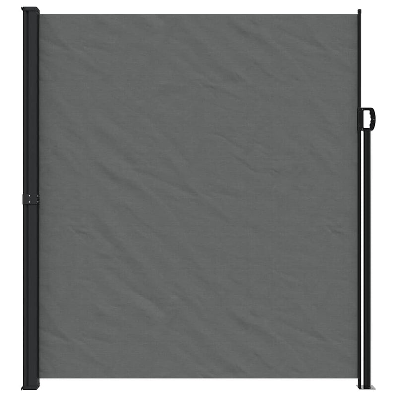 Afbeelding laden in galerijviewer, Vidaxl windscherm uittrekbaar 220x600 cm antracietkleurig