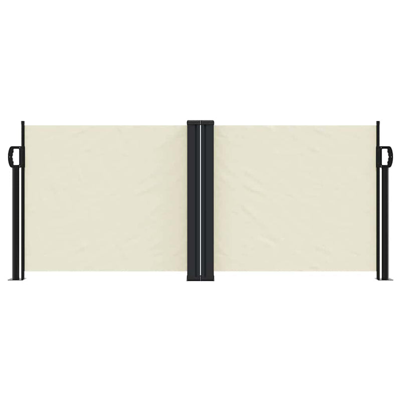 Load image into Gallery viewer, Vidaxl windscherm uittrekbaar 100x600 cm crème