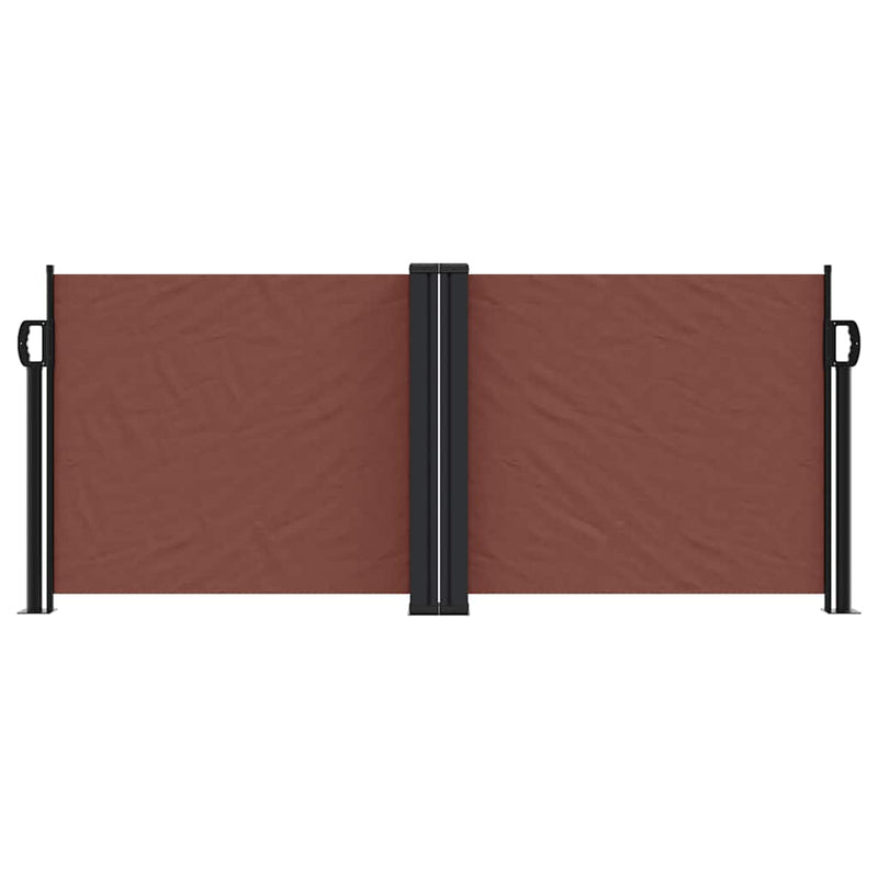 Load image into Gallery viewer, Vidaxl windscherm uittrekbaar 100x600 cm bruin