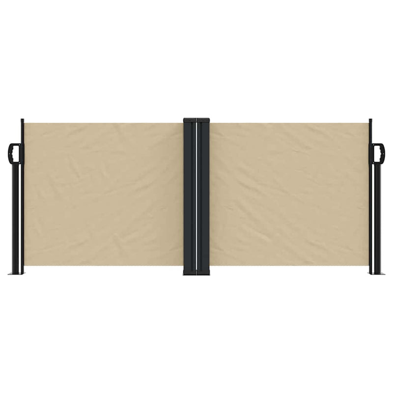 Load image into Gallery viewer, Vidaxl windscherm uittrekbaar 100x600 cm beige