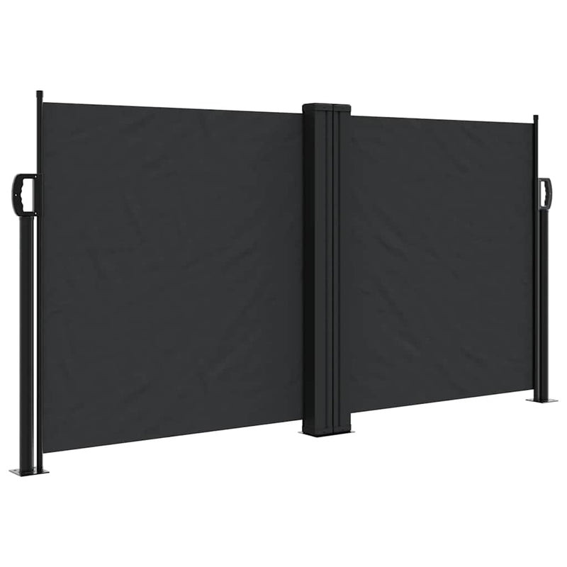 Load image into Gallery viewer, Vidaxl windscherm uittrekbaar 120x600 cm zwart