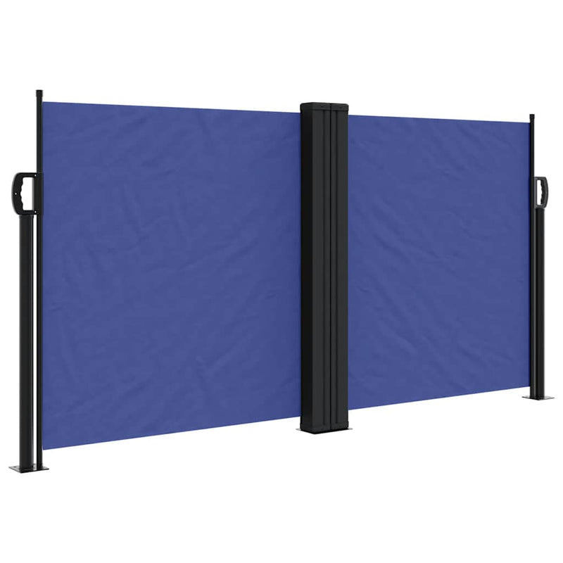 Load image into Gallery viewer, Vidaxl windscherm uittrekbaar 120x600 cm blauw