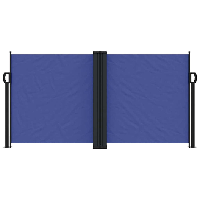 Load image into Gallery viewer, Vidaxl windscherm uittrekbaar 120x600 cm blauw