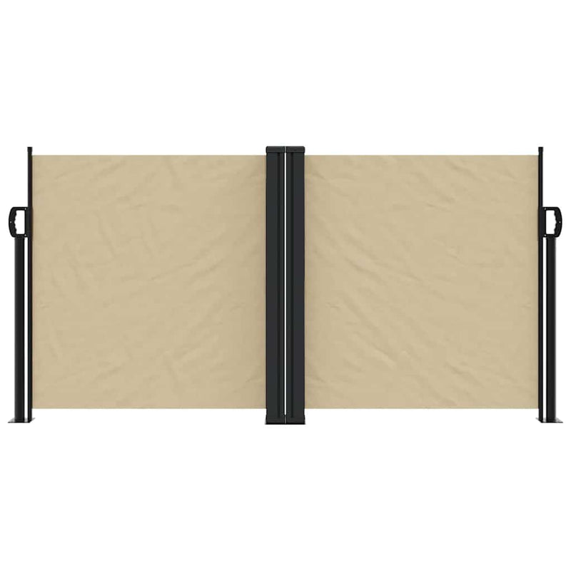 Load image into Gallery viewer, Vidaxl windscherm uittrekbaar 120x600 cm beige
