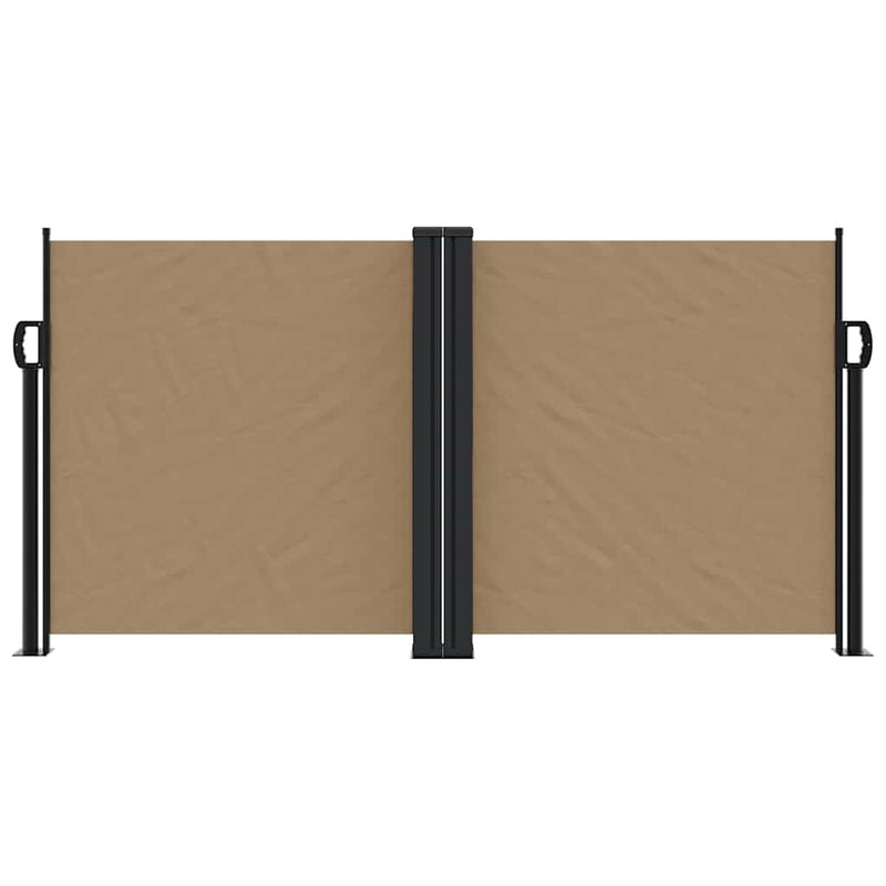 Load image into Gallery viewer, Vidaxl windscherm uittrekbaar 120x600 cm taupe