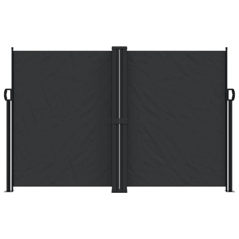 Load image into Gallery viewer, Vidaxl windscherm uittrekbaar 160x600 cm zwart