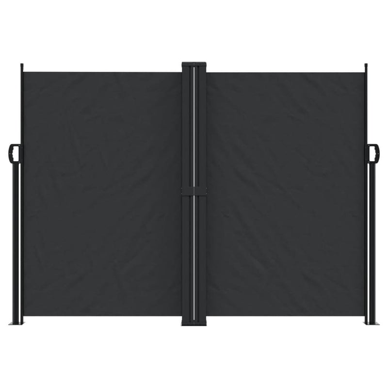 Load image into Gallery viewer, Vidaxl windscherm uittrekbaar 180x600 cm zwart