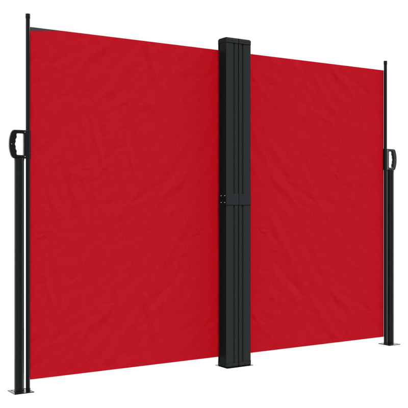 Load image into Gallery viewer, Vidaxl windscherm uittrekbaar 180x600 cm rood