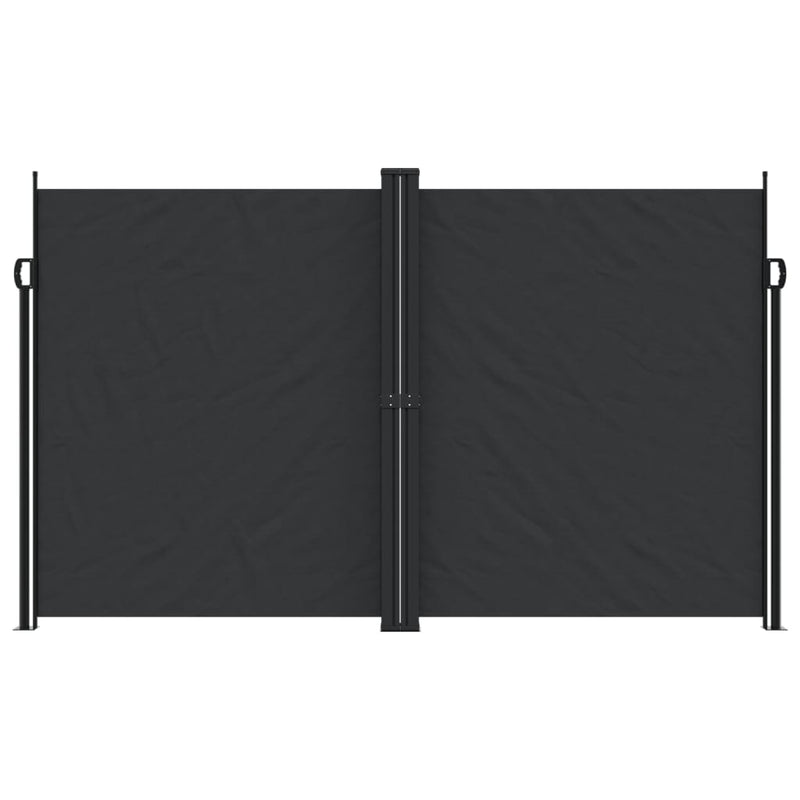 Load image into Gallery viewer, Vidaxl windscherm uittrekbaar 200x600 cm zwart