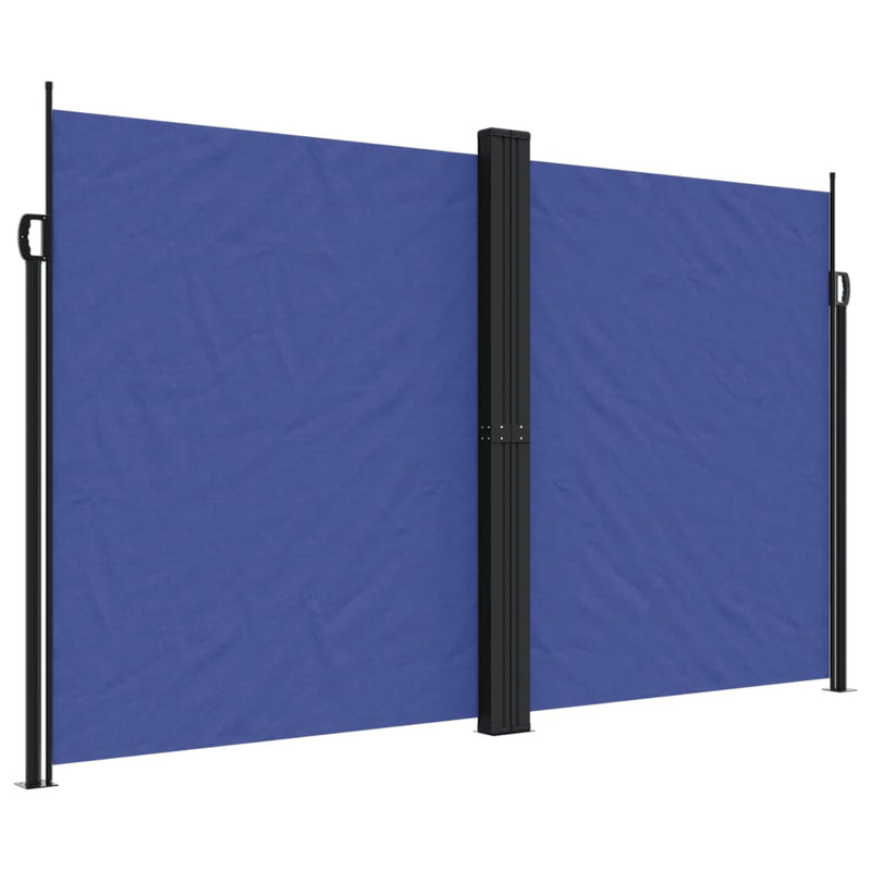 Load image into Gallery viewer, Vidaxl windscherm uittrekbaar 200x600 cm blauw