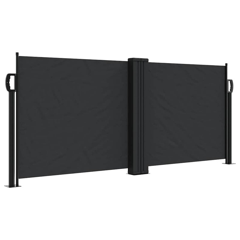Load image into Gallery viewer, Vidaxl windscherm uittrekbaar 100x1000 cm zwart