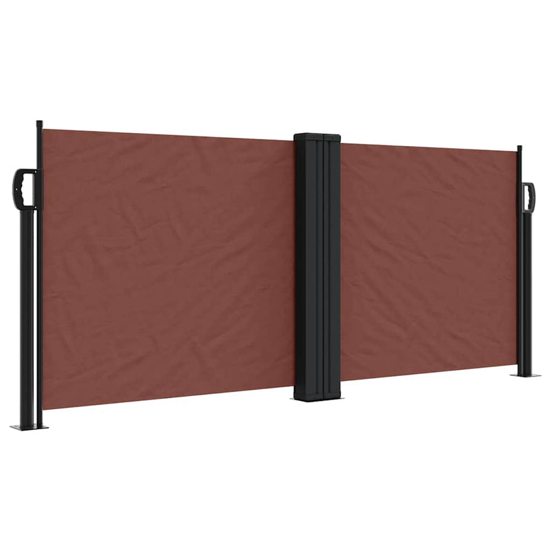 Load image into Gallery viewer, Vidaxl windscherm uittrekbaar 100x1000 cm bruin