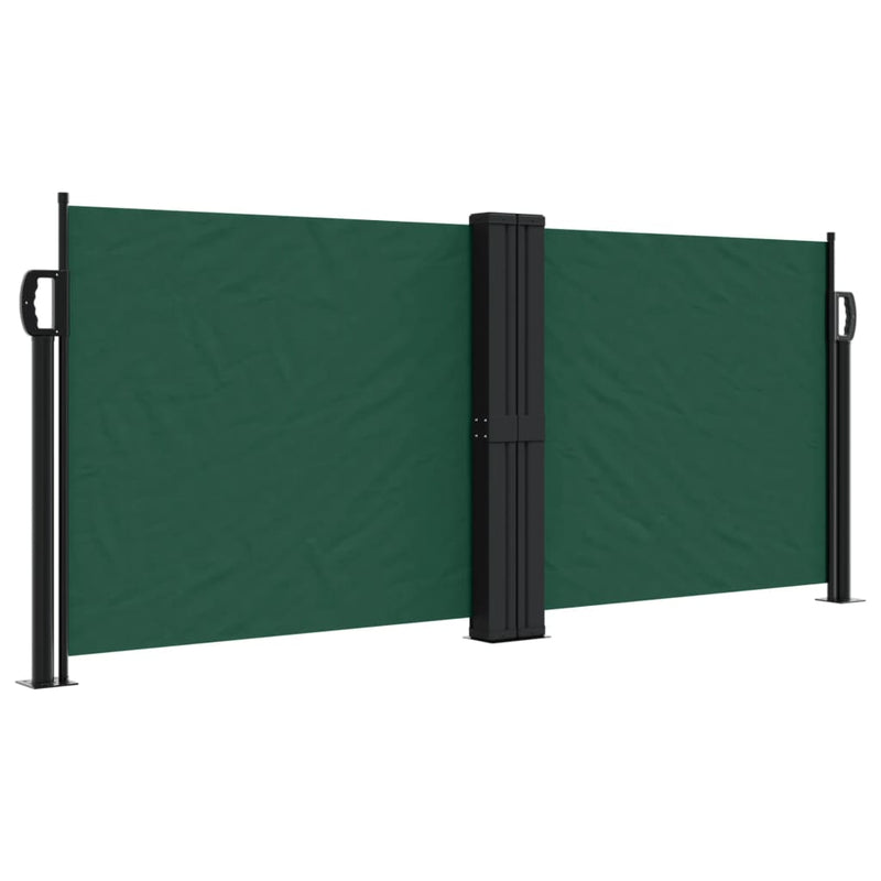 Load image into Gallery viewer, Vidaxl windscherm uittrekbaar 100x1000 cm donkergroen