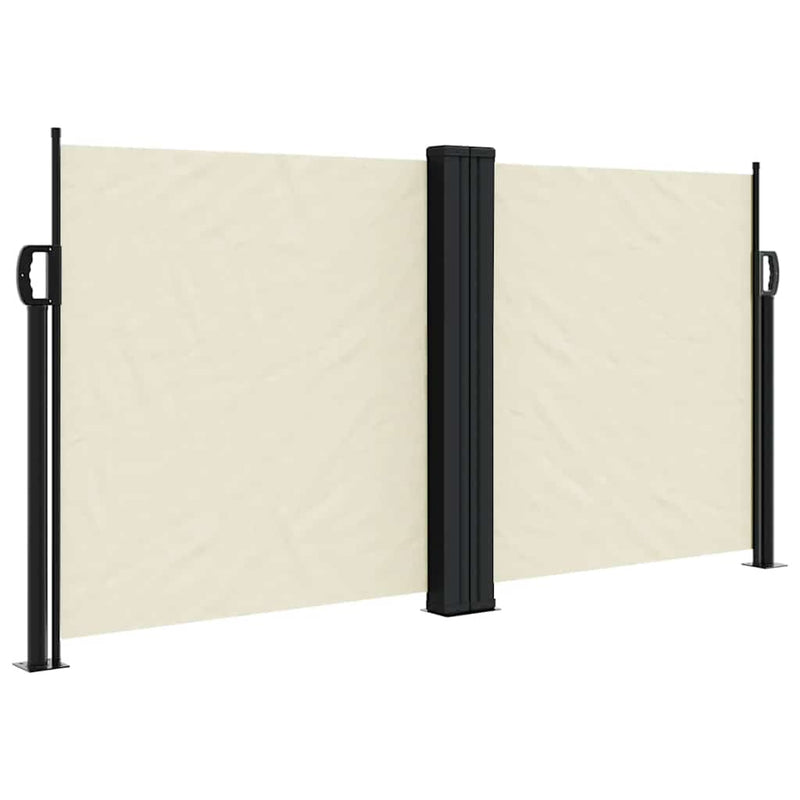 Load image into Gallery viewer, Vidaxl windscherm uittrekbaar 120x1000 cm crème