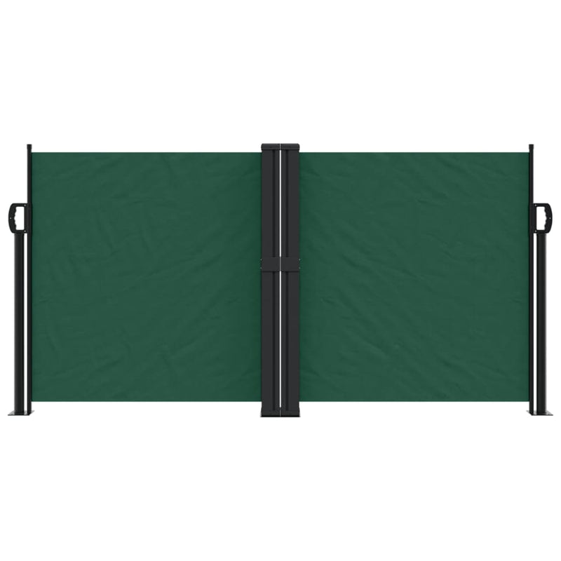 Load image into Gallery viewer, Vidaxl windscherm uittrekbaar 120x1000 cm donkergroen
