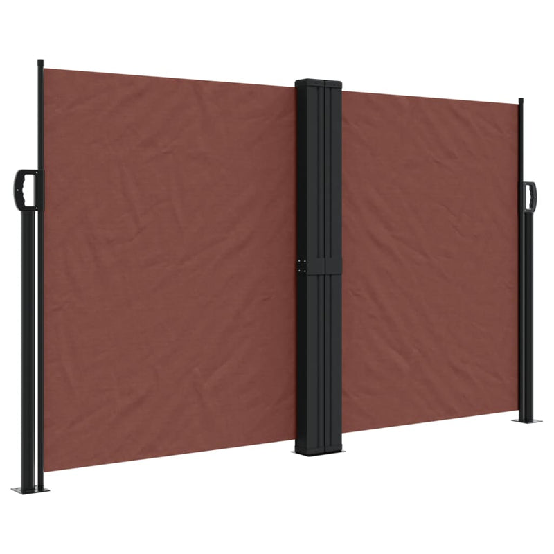 Load image into Gallery viewer, Vidaxl windscherm uittrekbaar 140x1000 cm bruin