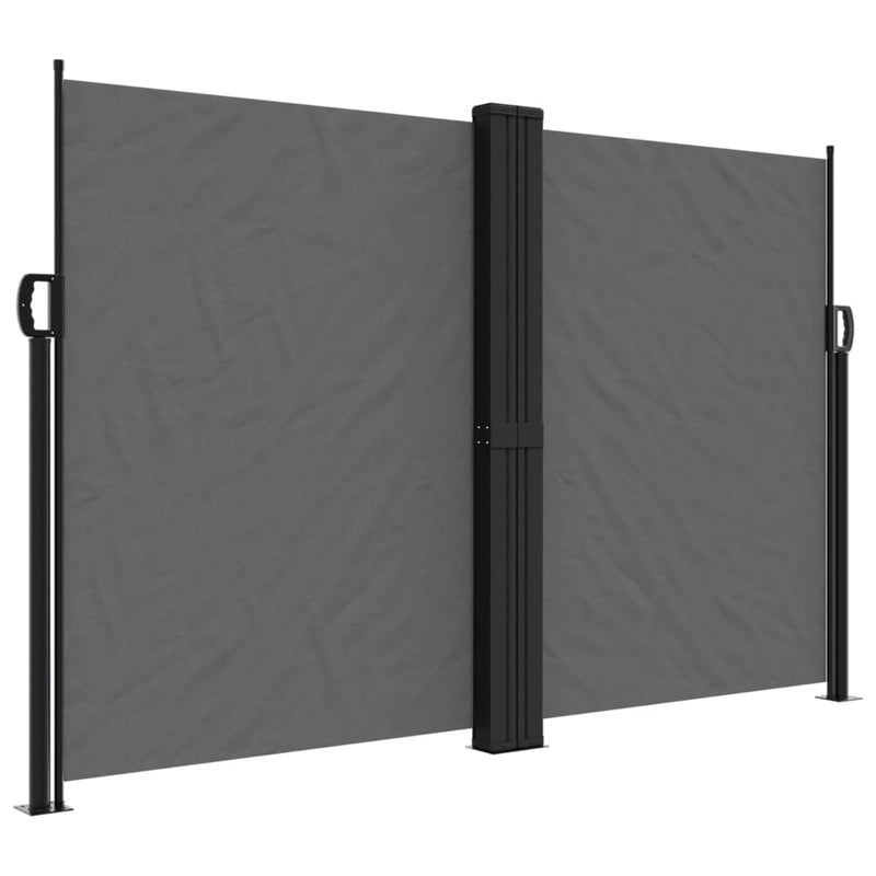 Load image into Gallery viewer, Vidaxl windscherm uittrekbaar 160x1000 cm antracietkleurig