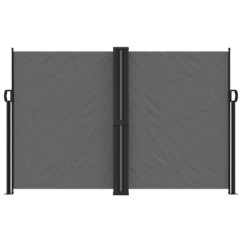 Load image into Gallery viewer, Vidaxl windscherm uittrekbaar 160x1000 cm antracietkleurig