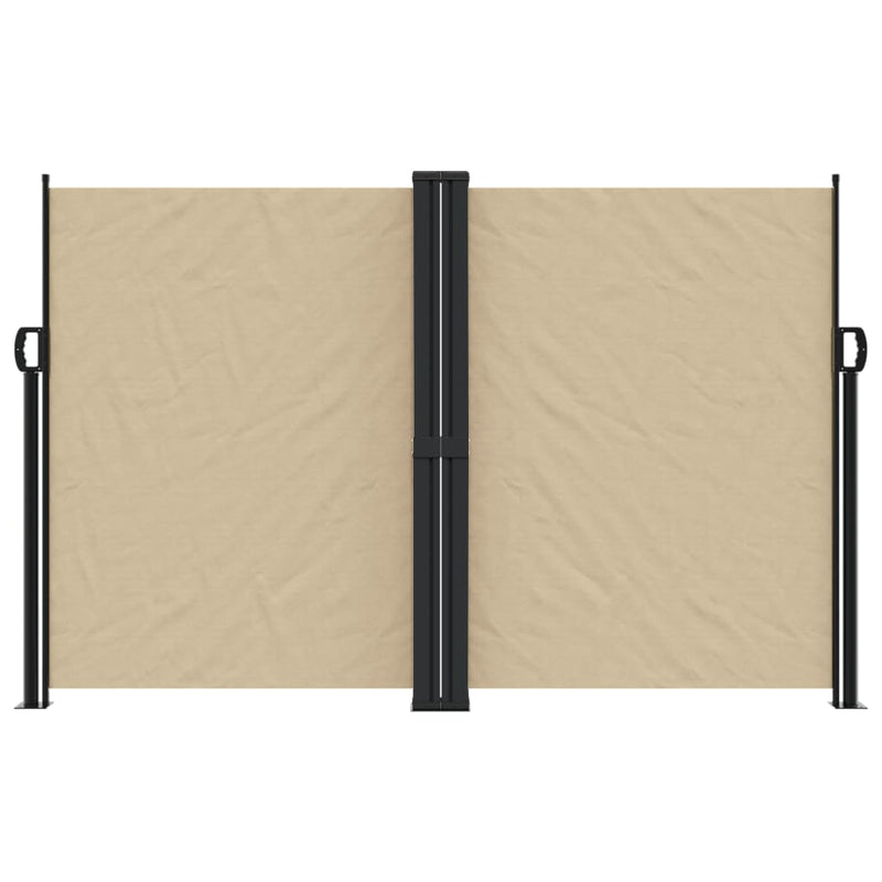 Load image into Gallery viewer, Vidaxl windscherm uittrekbaar 160x1000 cm beige