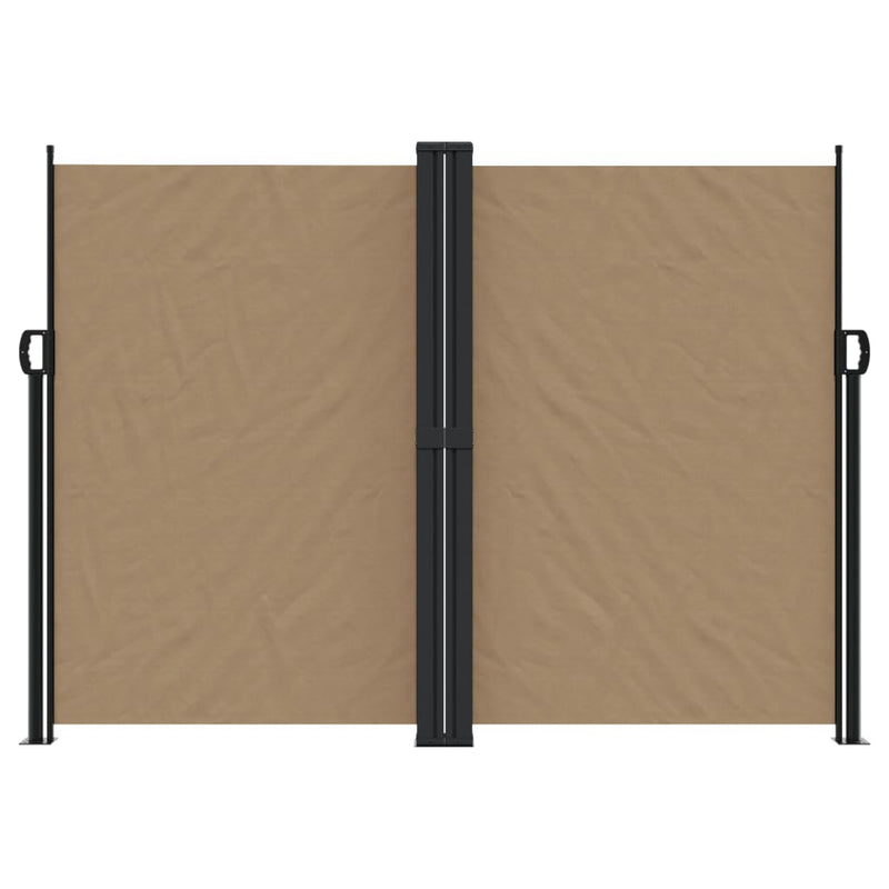Load image into Gallery viewer, Vidaxl windscherm uittrekbaar 180x1000 cm taupe