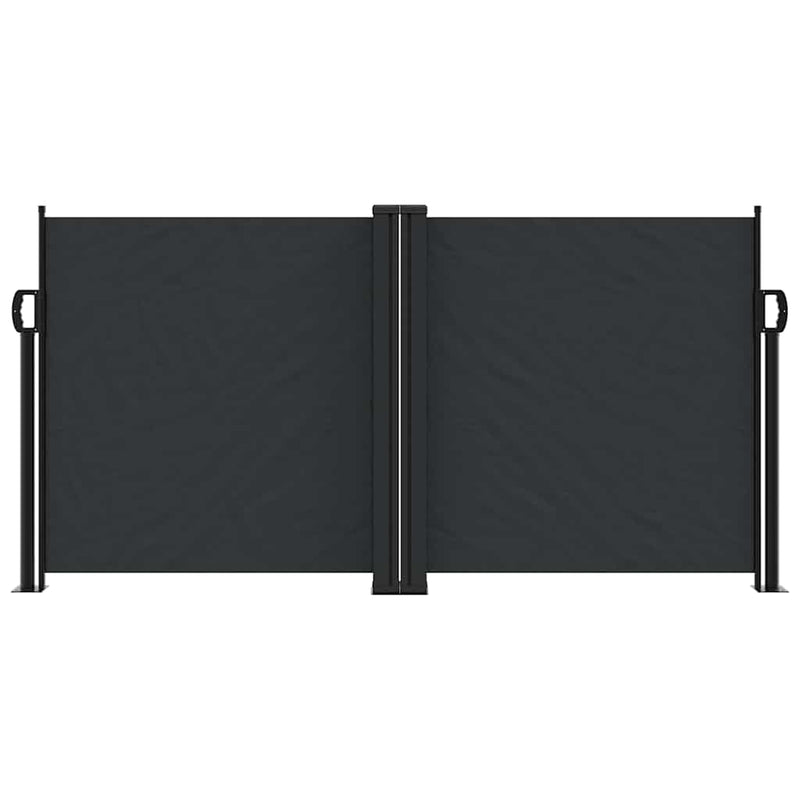 Load image into Gallery viewer, Vidaxl windscherm uittrekbaar 120x1200 cm zwart