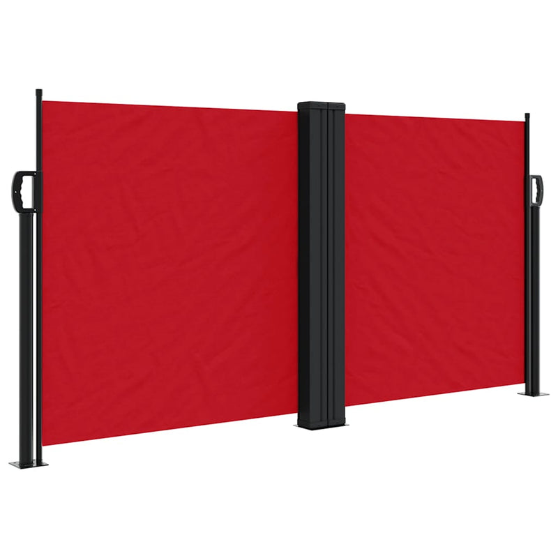 Load image into Gallery viewer, Vidaxl windscherm uittrekbaar 120x1200 cm rood