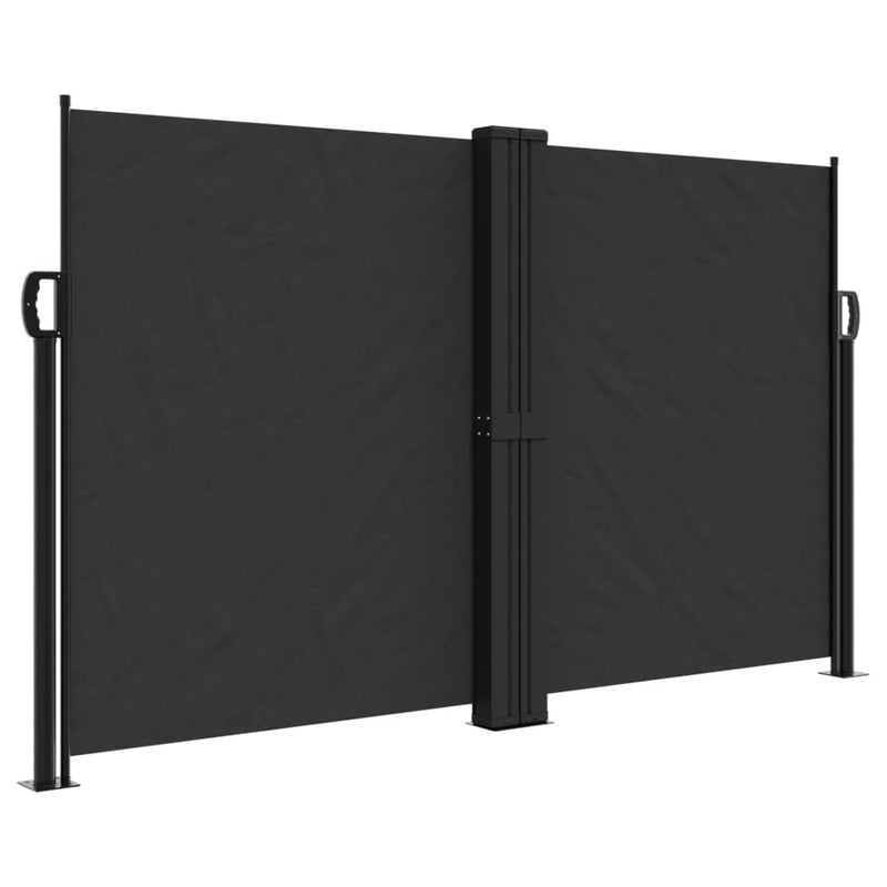 Load image into Gallery viewer, Vidaxl windscherm uittrekbaar 140x1200 cm zwart