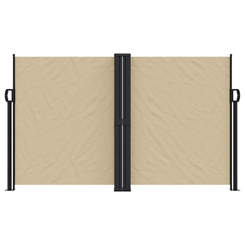 Load image into Gallery viewer, Vidaxl windscherm uittrekbaar 140x1200 cm beige
