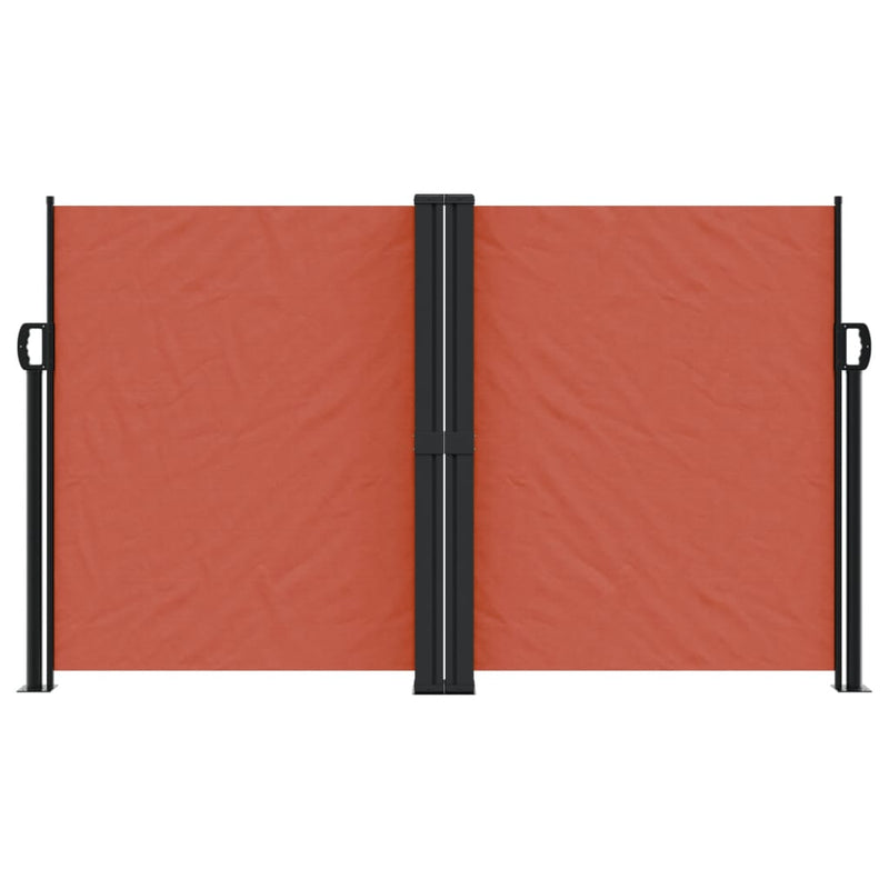 Load image into Gallery viewer, Vidaxl windscherm uittrekbaar 140x1200 cm terracottakleurig