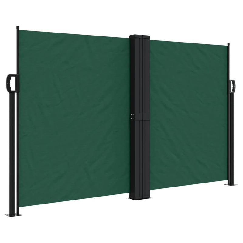 Load image into Gallery viewer, Vidaxl windscherm uittrekbaar 140x1200 cm donkergroen