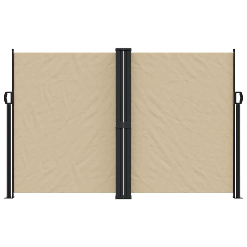 Load image into Gallery viewer, Vidaxl windscherm uittrekbaar 160x1200 cm beige