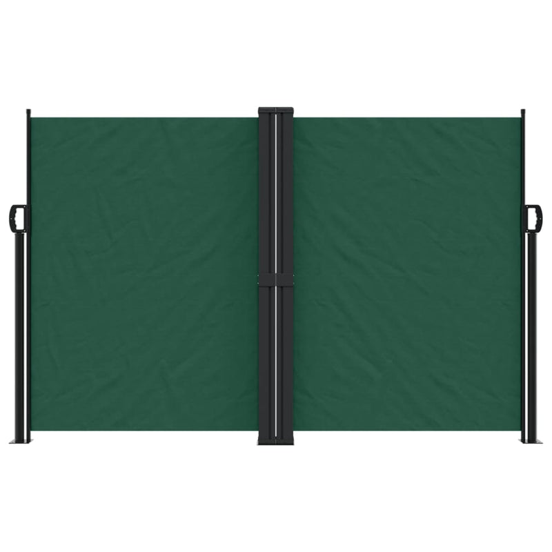 Load image into Gallery viewer, Vidaxl windscherm uittrekbaar 160x1200 cm donkergroen