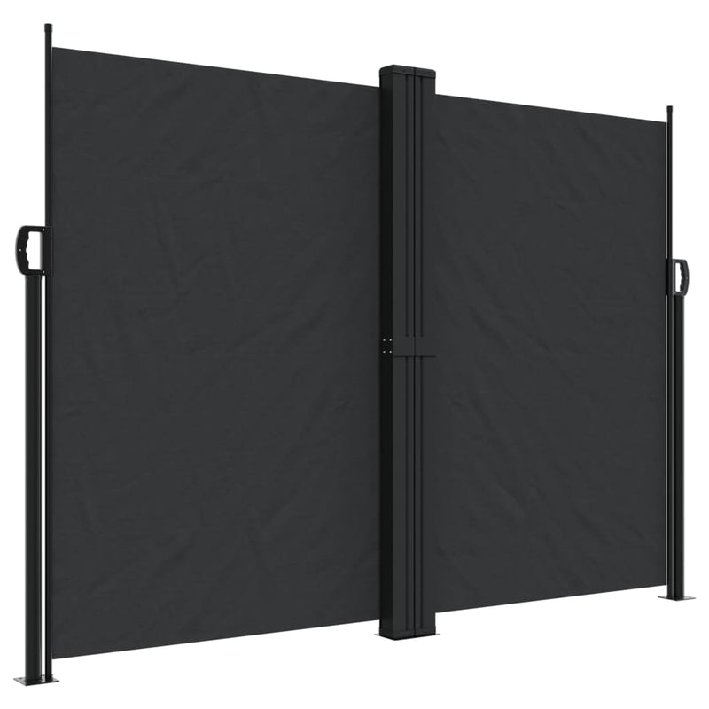 Load image into Gallery viewer, Vidaxl windscherm uittrekbaar 180x1200 cm zwart