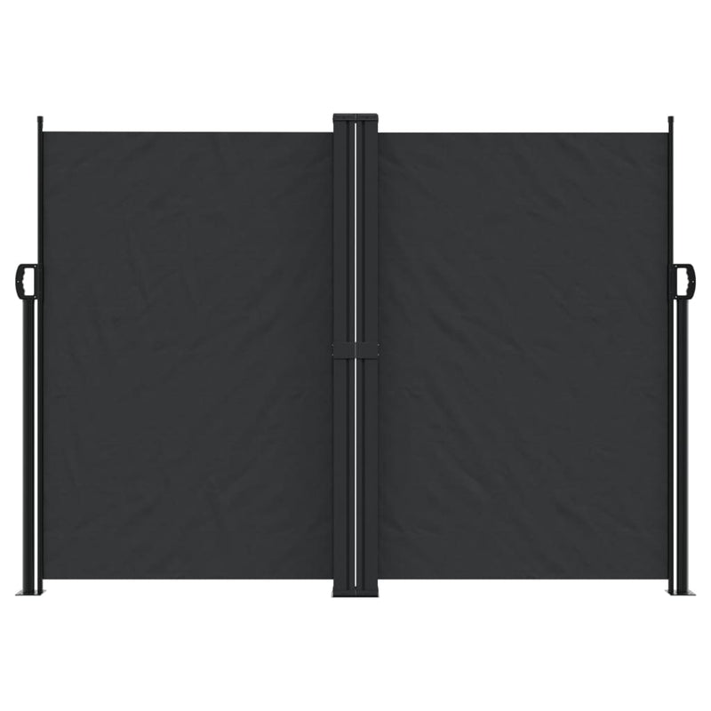 Load image into Gallery viewer, Vidaxl windscherm uittrekbaar 180x1200 cm zwart