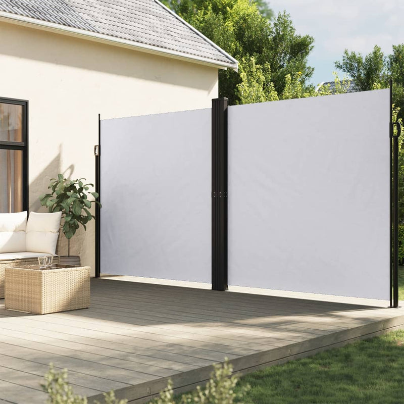 Load image into Gallery viewer, Vidaxl windscherm uittrekbaar 200x1200 cm wit