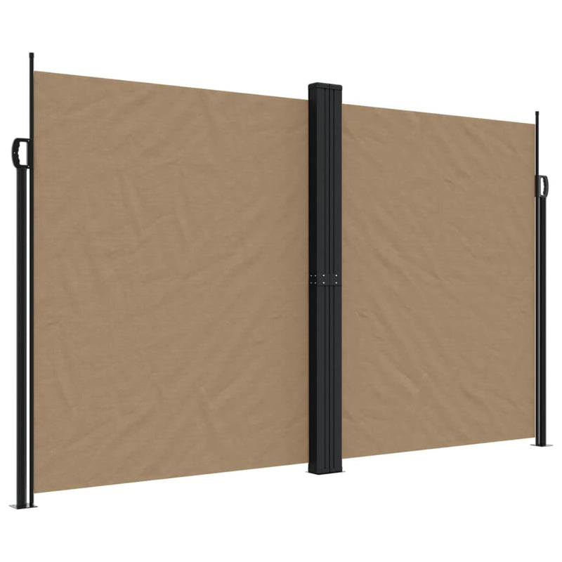 Load image into Gallery viewer, Vidaxl windscherm uittrekbaar 200x1200 cm taupe