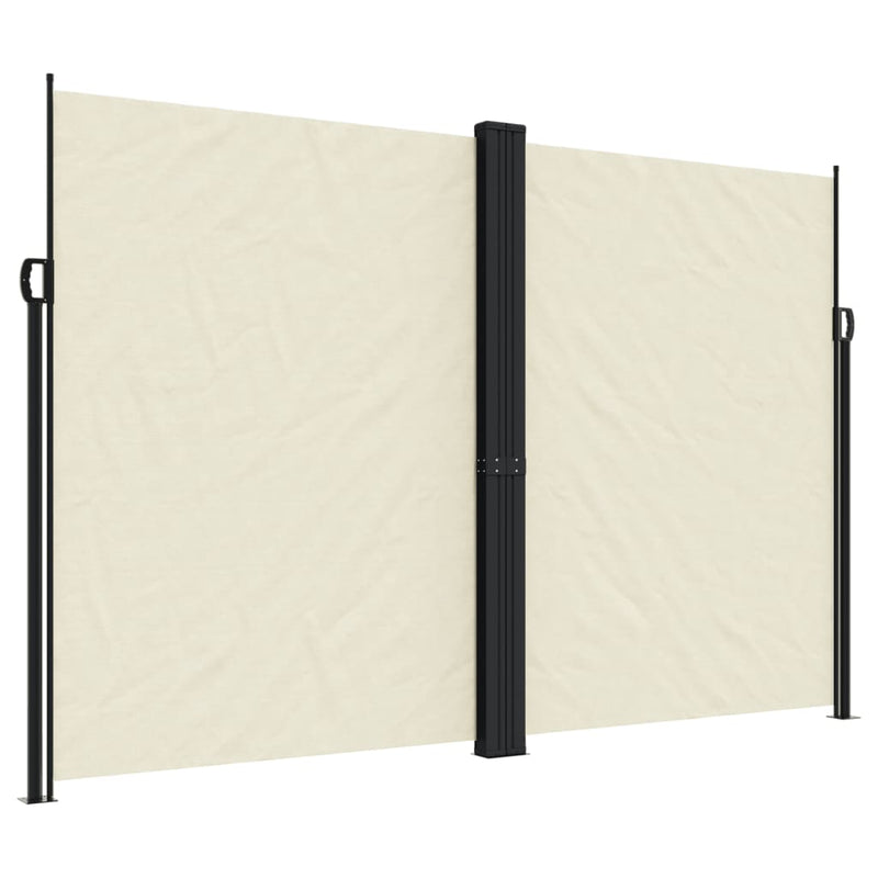 Load image into Gallery viewer, Vidaxl tuinscherm uittrekbaar 220x1200 cm crèmekleurig