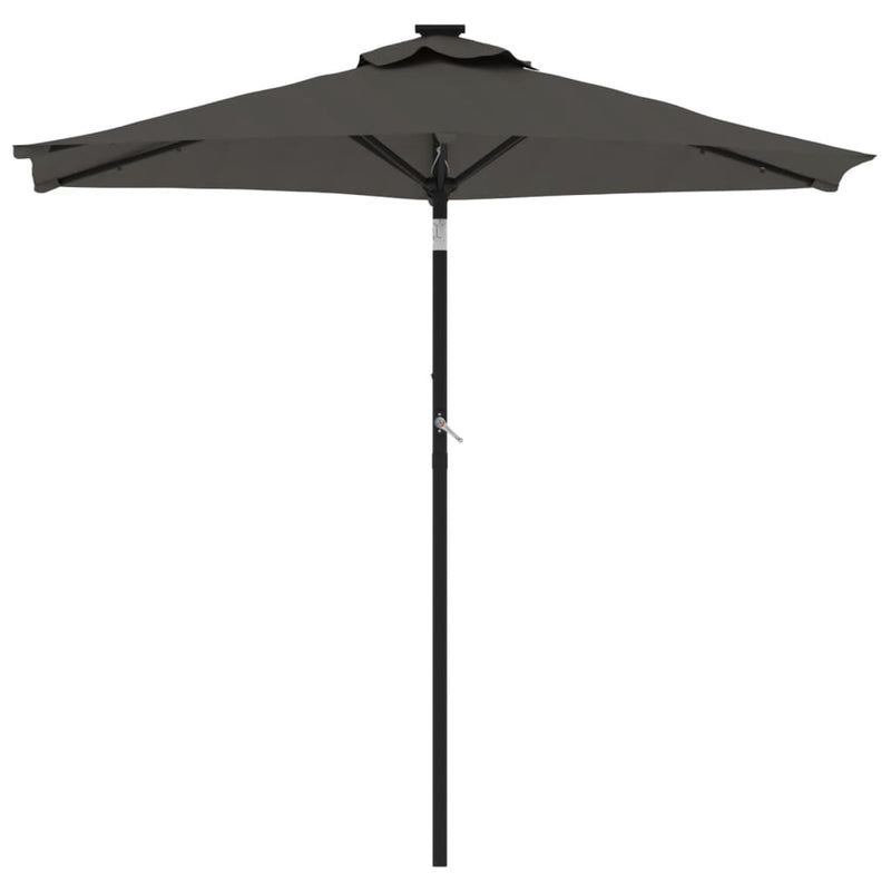 Chargez l'image dans la visionneuse de la galerie, Vidaxl parasol met stalen paal 225x225x212 cm antracietkleurig