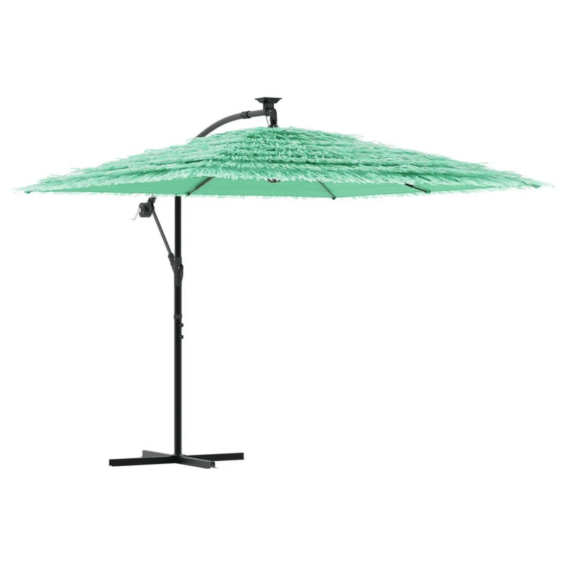 Load image into Gallery viewer, Vidaxl parasol met stalen paal 246x246x230 cm groen