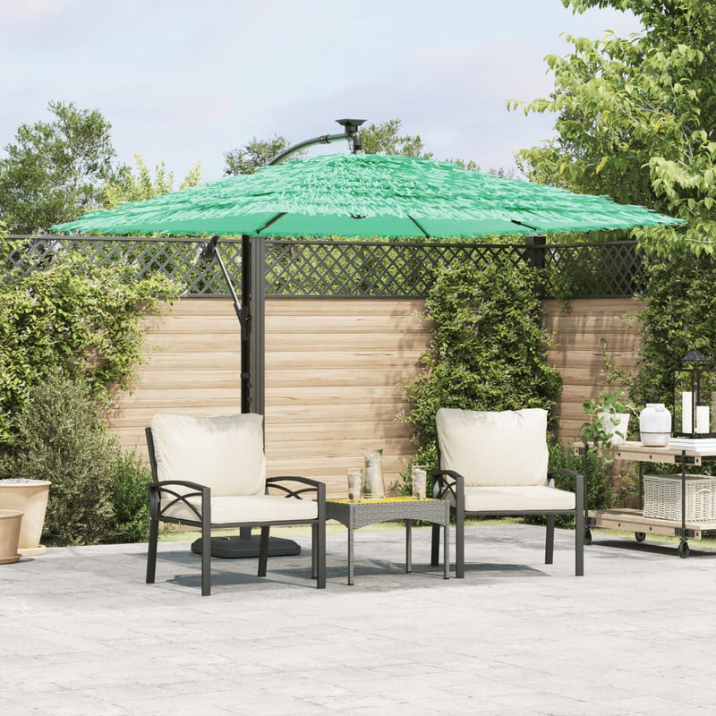 Load image into Gallery viewer, Vidaxl parasol met stalen paal 246x246x230 cm groen