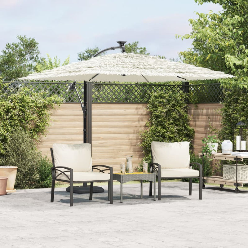 Load image into Gallery viewer, Vidaxl parasol met stalen paal 246x246x230 cm wit