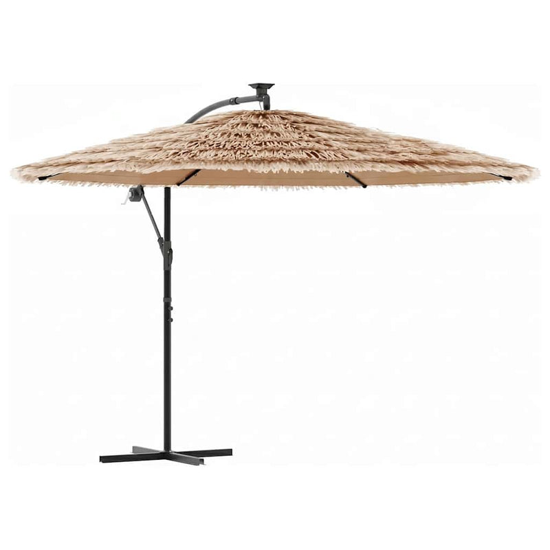 ギャラリービューアに画像をロードする, Vidaxl parasol met stalen paal 269x269x235 cm bruin