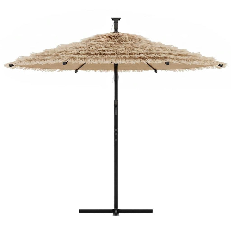 ギャラリービューアに画像をロードする, Vidaxl parasol met stalen paal 269x269x235 cm bruin