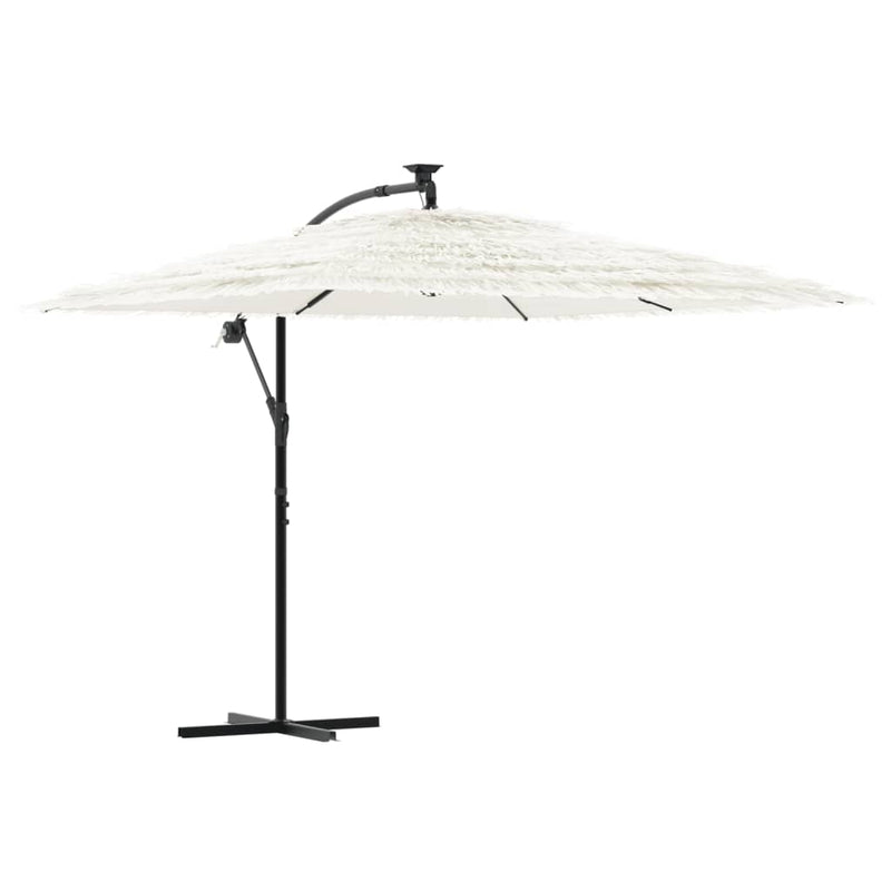 Load image into Gallery viewer, Vidaxl parasol met stalen paal 269x269x235 cm wit