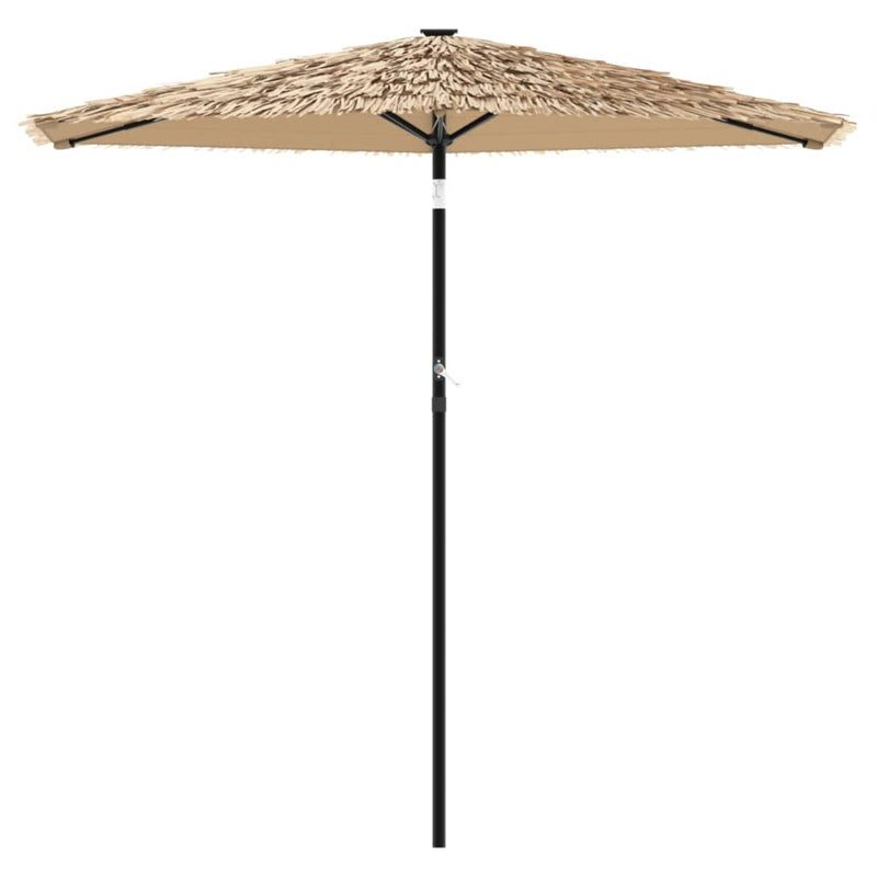Load image into Gallery viewer, Vidaxl parasol met stalen paal 223x223x213 cm bruin