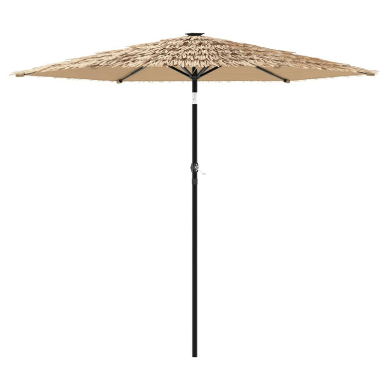 Load image into Gallery viewer, Vidaxl parasol met stalen paal 268x268x226 cm bruin