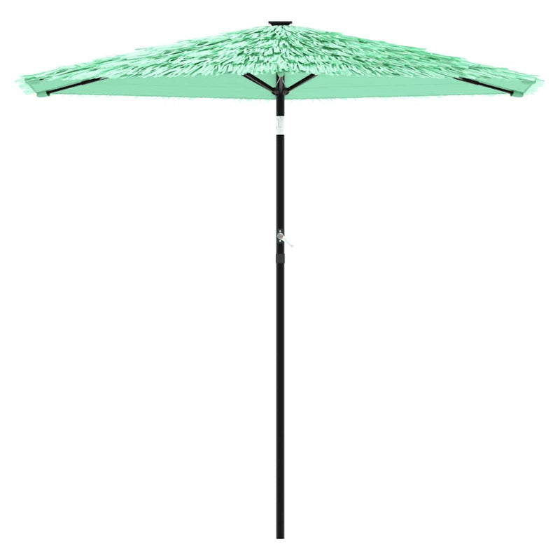 Afbeelding laden in galerijviewer, Vidaxl parasol met stalen paal 268x268x226 cm groen