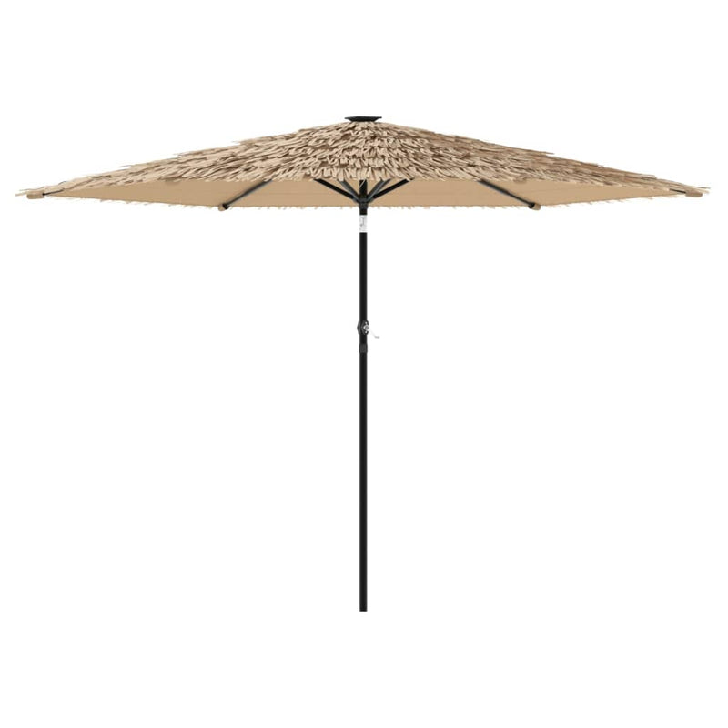 Afbeelding laden in galerijviewer, Vidaxl parasol met stalen paal 288x288x225 cm bruin