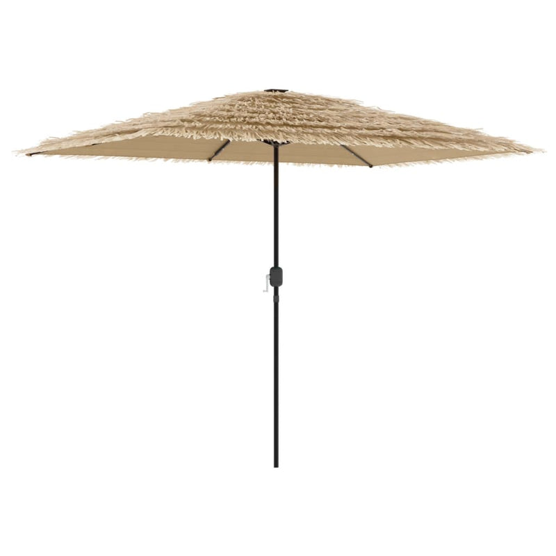 Load image into Gallery viewer, Vidaxl parasol met led's en stalen paal 300x200x250 cm bruin