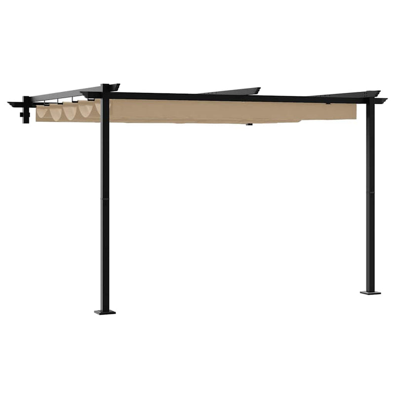 Cargue la imagen en el visor de la galería, Vidaxl prieel taupe 300 x 300 x 200 cm polyester